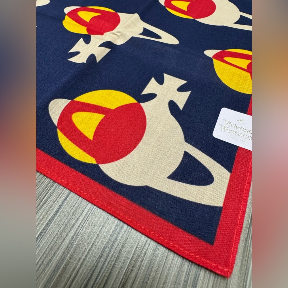Vivienne Westwood scarf handkerchief bandana multi-purpose Japan Exclusive - Picture 3 of 6